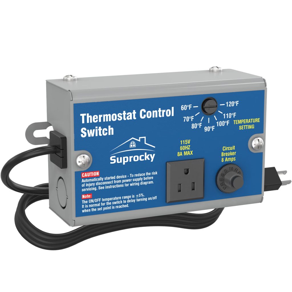 Adjustable Thermostat Control 